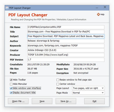 PDF Layout Changer